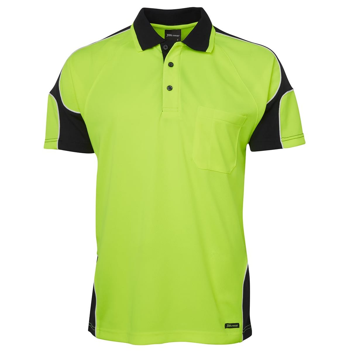 JBs Wear 6AP4S-LIME/BLACK-2XS