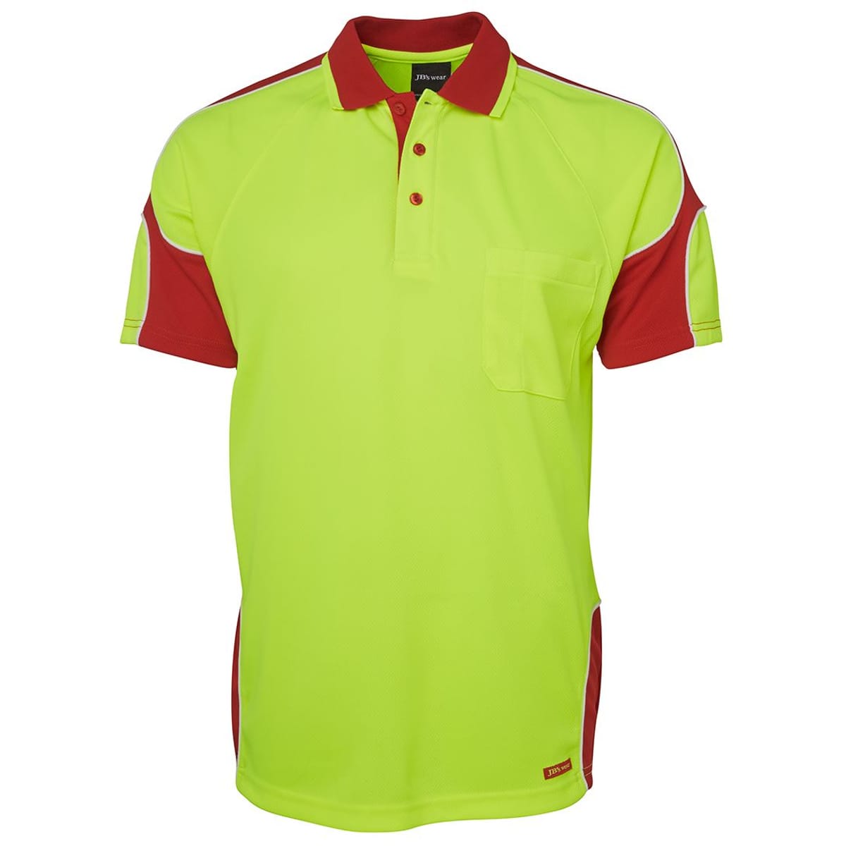 JBs Wear 6AP4S-LIME/RED-2XS