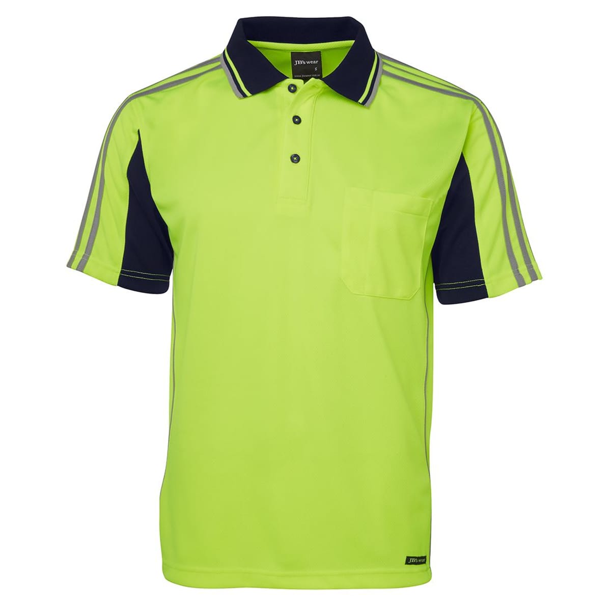 JBs Wear 6AT4S-LIME/NAVY-2XS