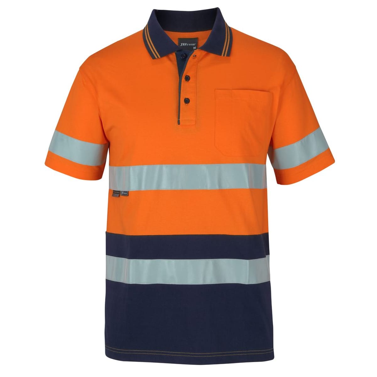 JBs Wear 6DCPS-ORANGE/NAVY-2XS