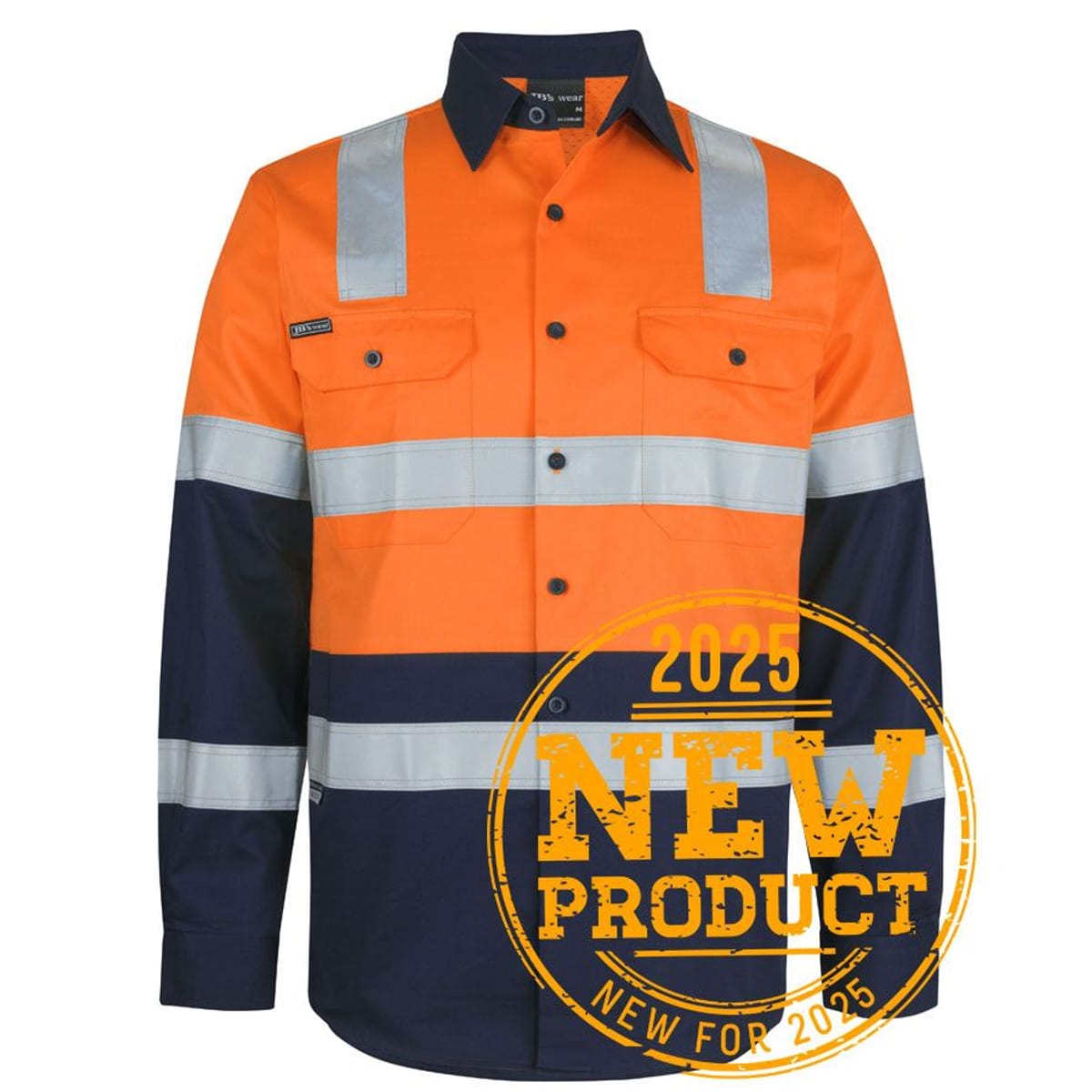 JBs Wear 6DNW3-ORANGE/NAVY-XS