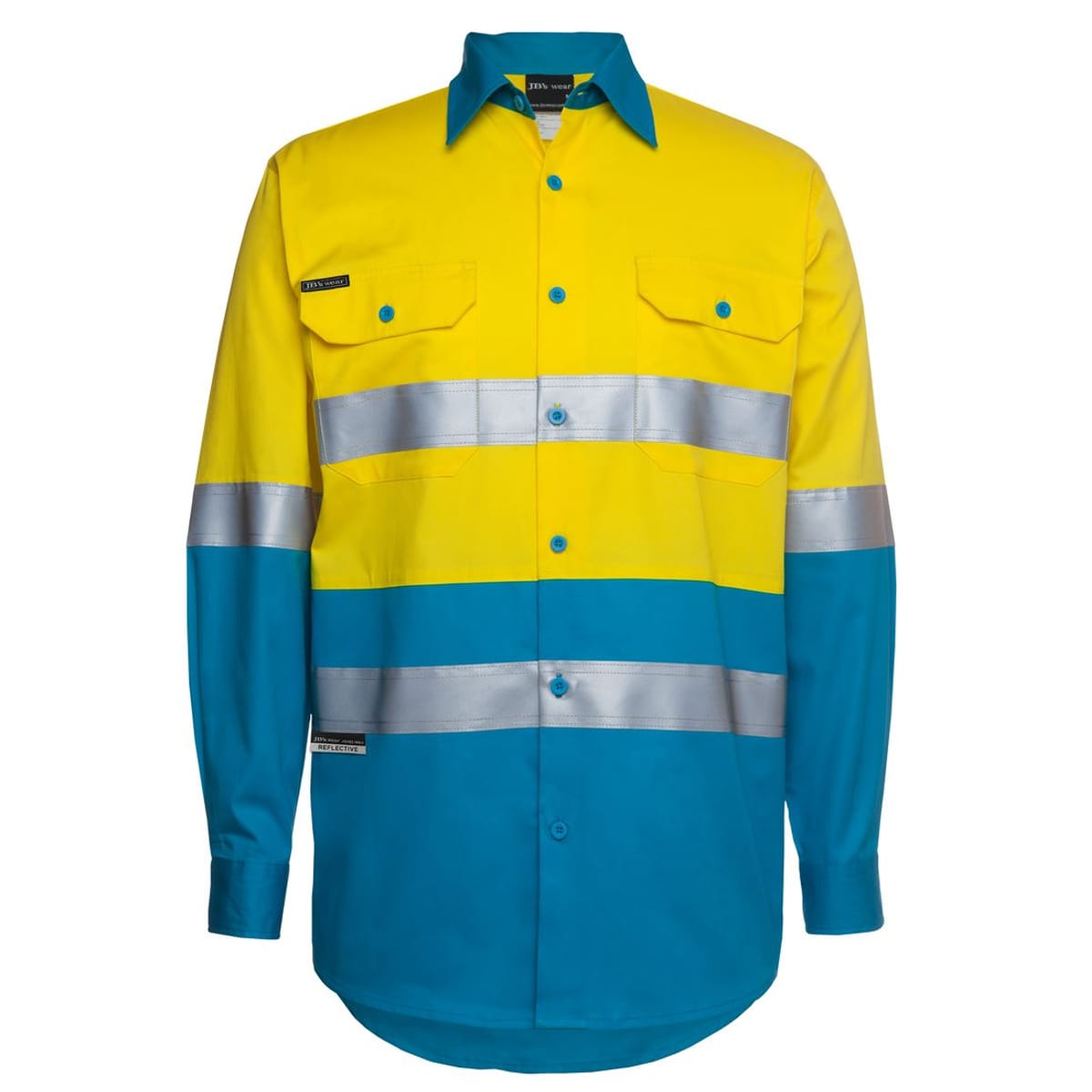 JBs Wear 6DNWL-YELLOW/AQUA-3XS