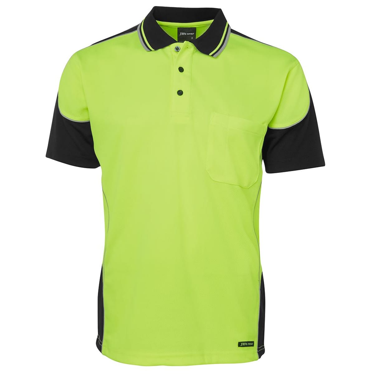 JBs Wear 6HCP4-LIME/BLACK-2XS