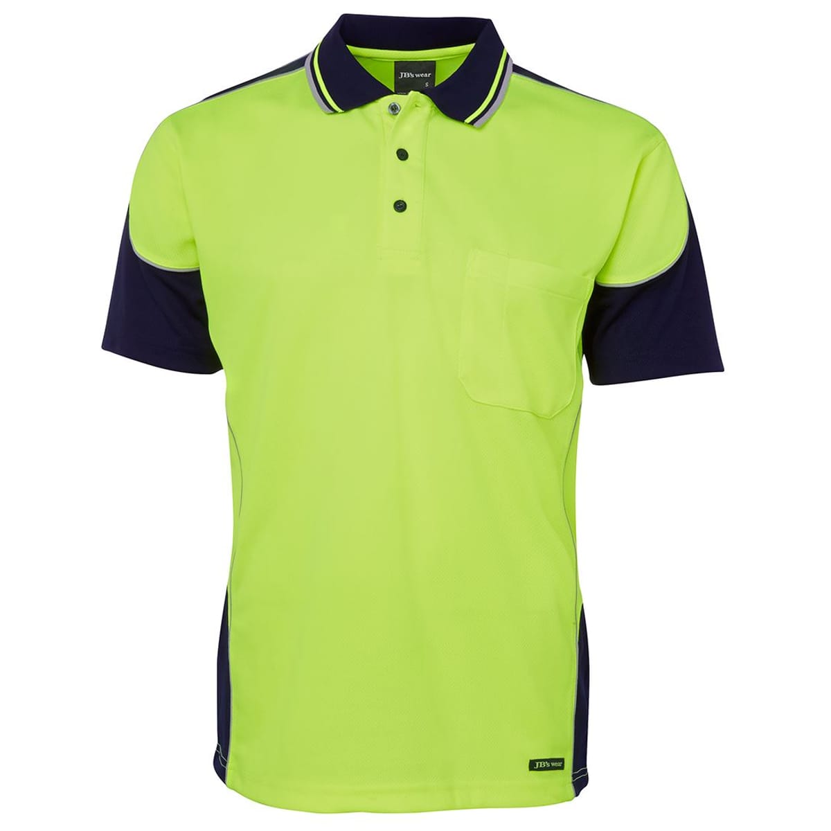 JBs Wear 6HCP4-LIME/NAVY-2XS