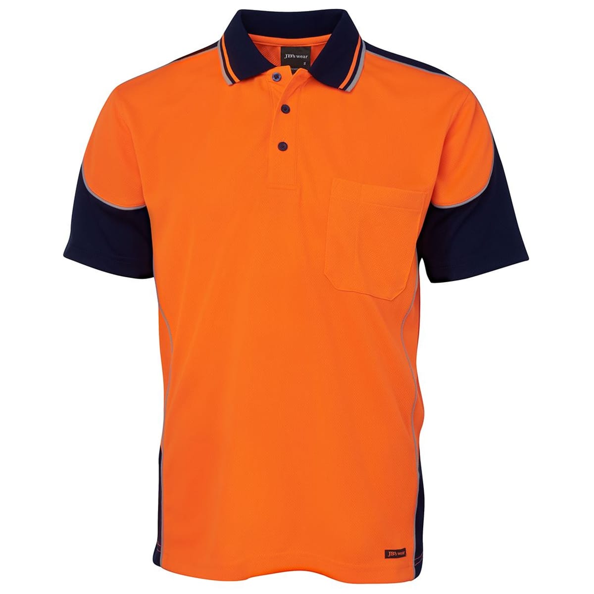 JBs Wear 6HCP4-ORANGE/NAVY-2XS