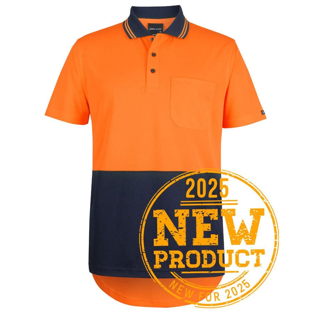 JBs Wear 6HDS-ORANGE/NAVY-2XS