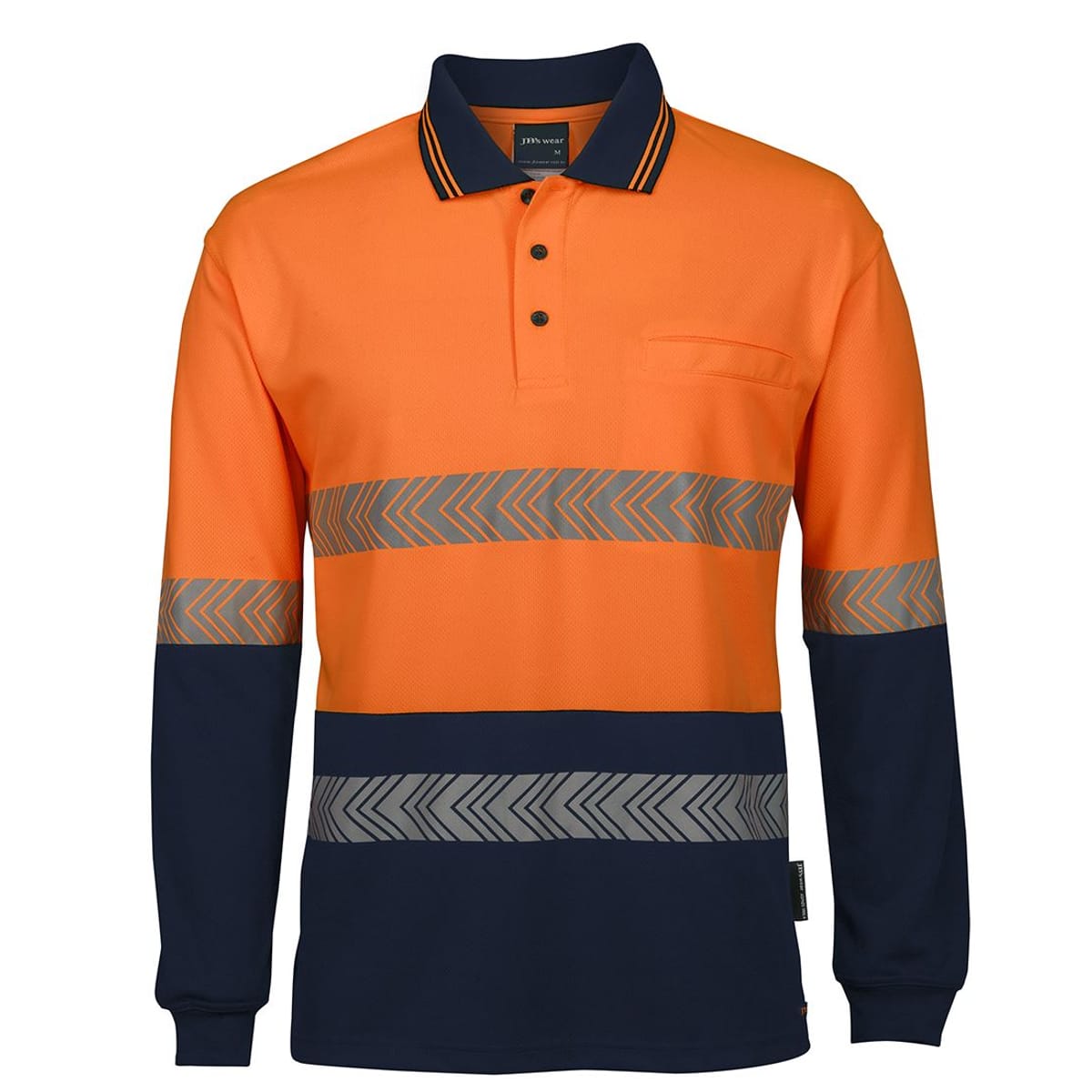 JBs Wear 6HLST-ORANGE/NAVY -XS