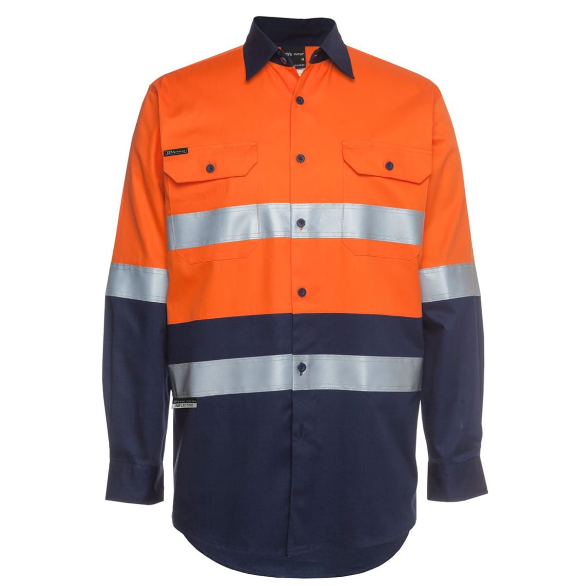 JBs Wear 6HLS-ORANGE/NAVY-XS
