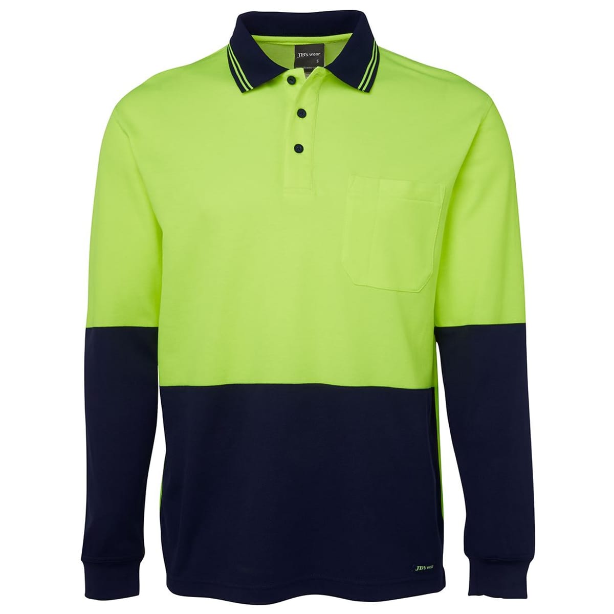 JBs Wear 6HPL-LIME/NAVY-2XS