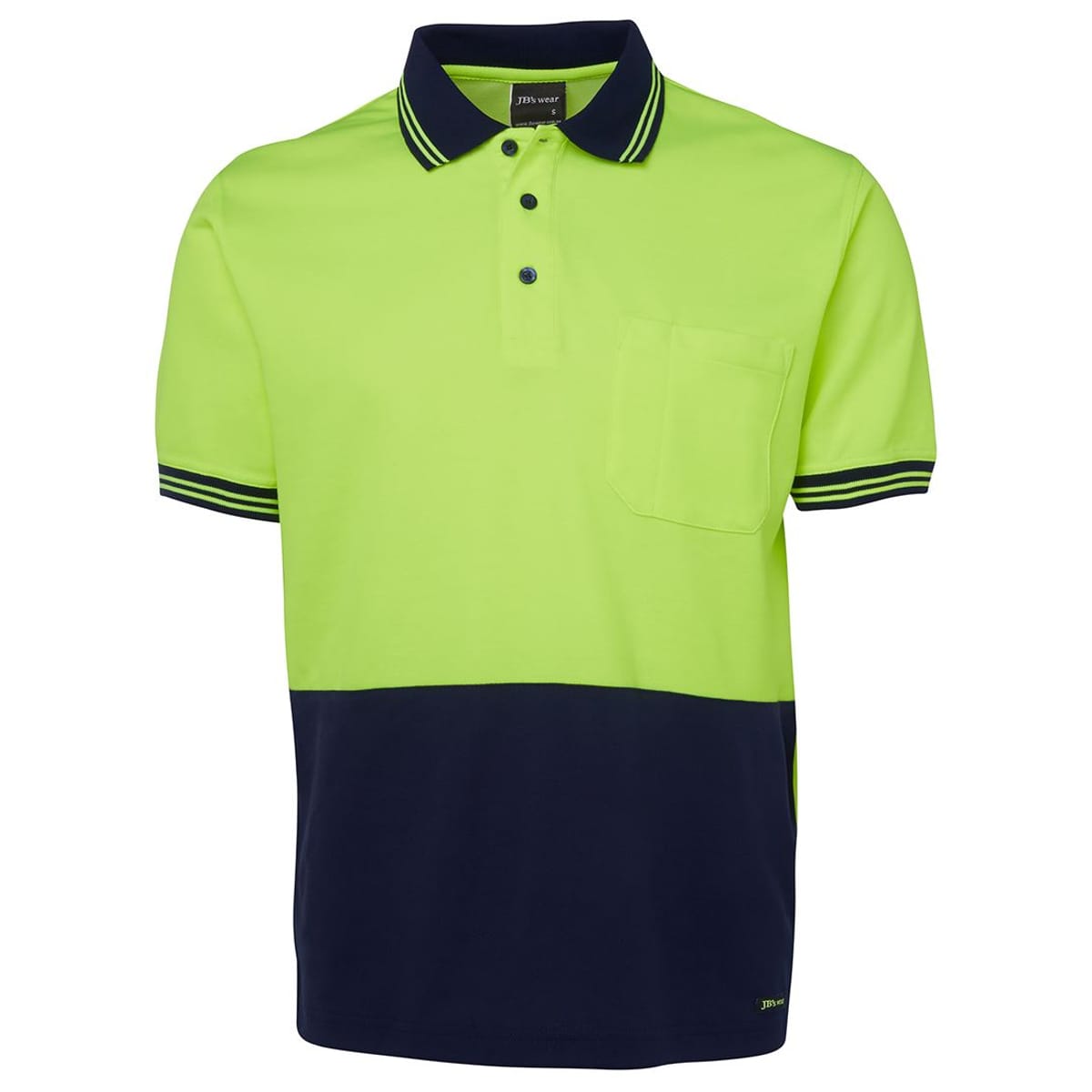 JBs Wear 6HPS-LIME/NAVY-2XS