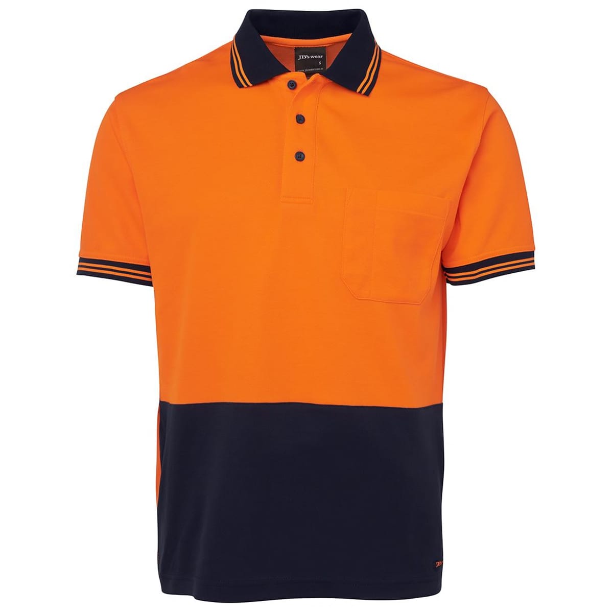 JBs Wear 6HPS-ORANGE/NAVY-2XS