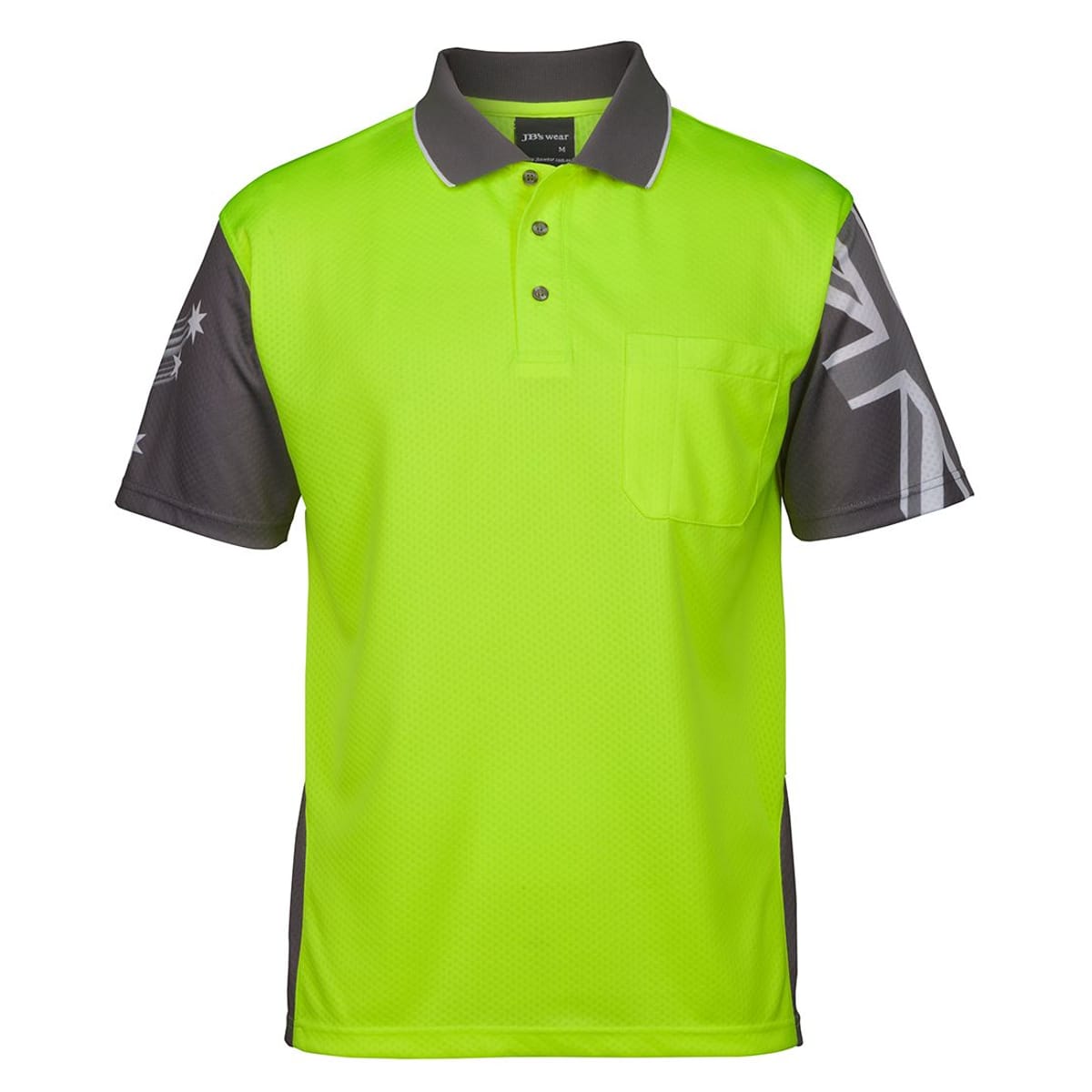 JBs Wear 6HSC-LIME/CHARCOAL-XS