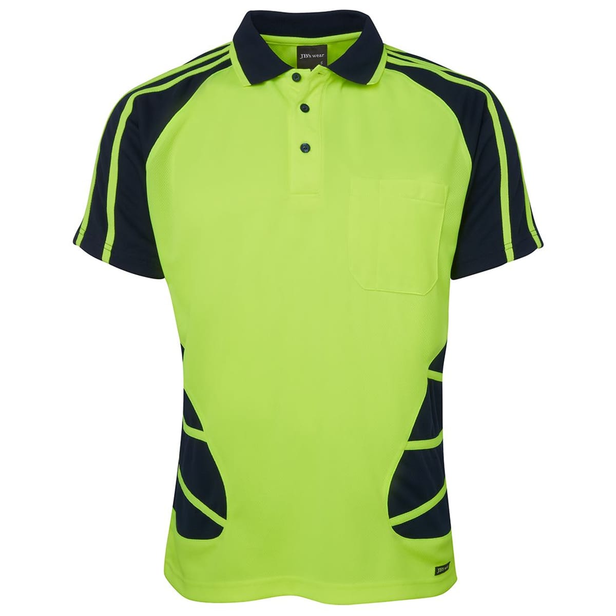 JBs Wear 6HSP-LIME/NAVY-2XS