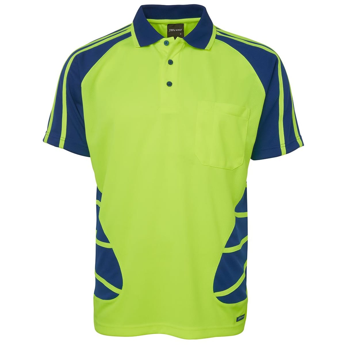 JBs Wear 6HSP-LIME/ROYAL-2XS