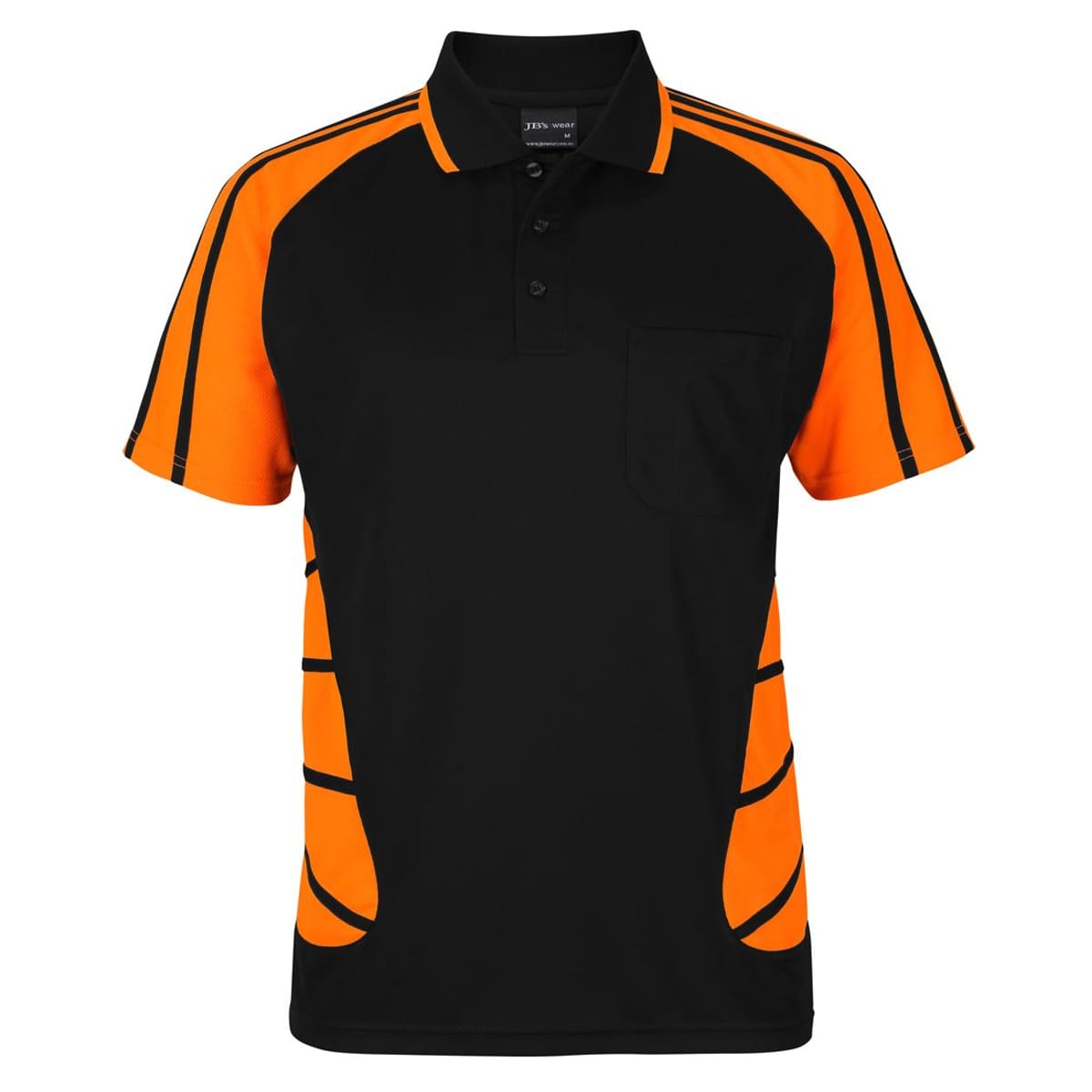 JBs Wear 6HSSP-BLACK/ORANGE-2XS