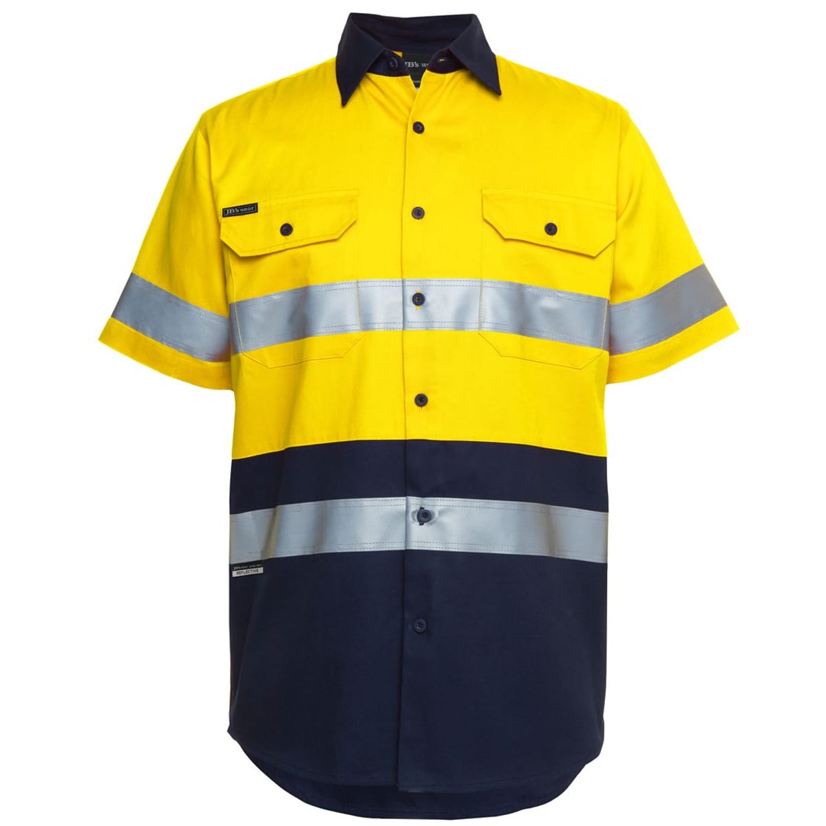 JBs Wear 6HSS-YELLOW/NAVY-XS
