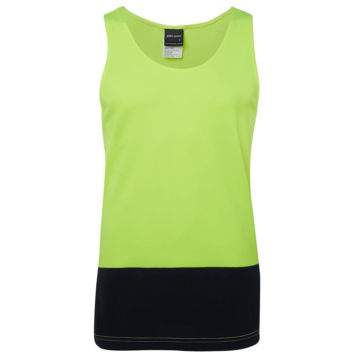JBs Wear 6HTS-LIME/NAVY-2XS