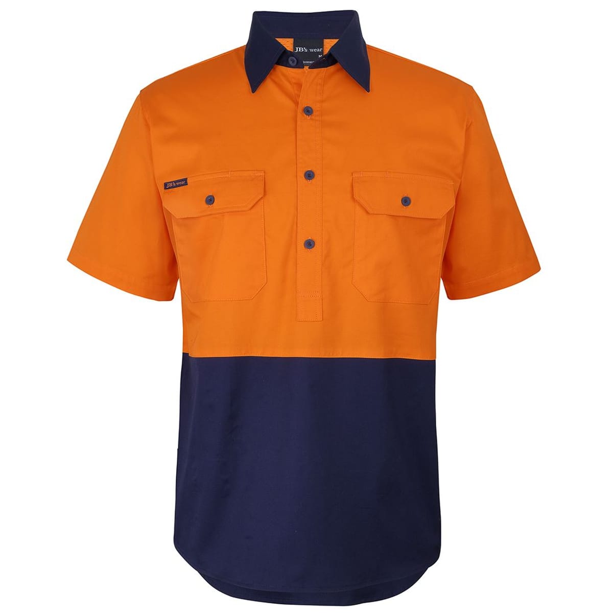 JBs Wear 6HVCW-ORANGE/NAVY-2XS