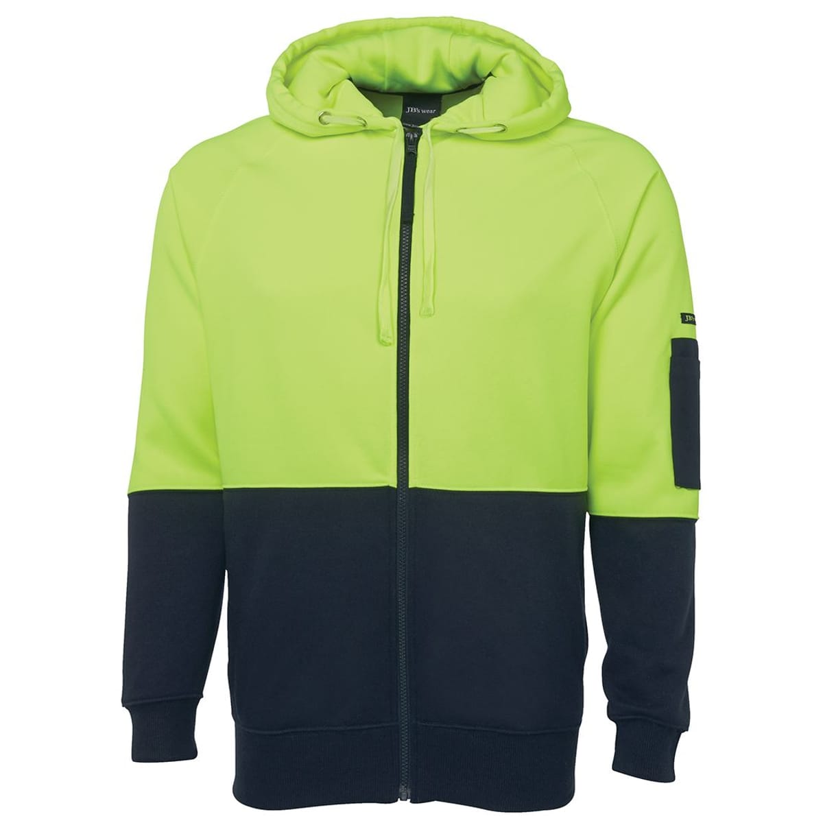 JBs Wear 6HVH-LIME/NAVY-2XS