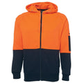 JBs Wear 6HVH-ORANGE/NAVY-2XS