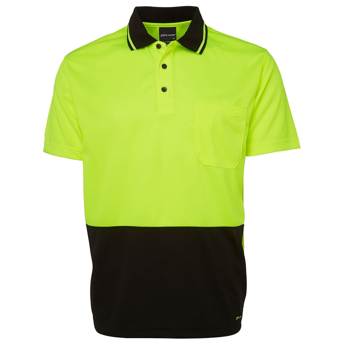 JBs Wear 6HVNC-LIME/BLACK-2XS