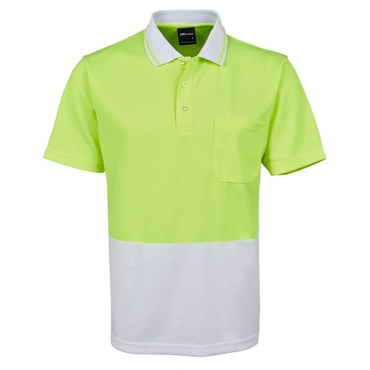 JBs Wear 6HVNC-LIME/WHITE-XS