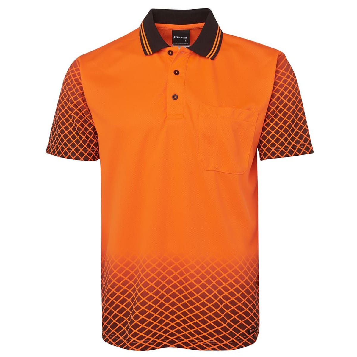 JBs Wear 6HVNS-ORANGE/BLACK-XS