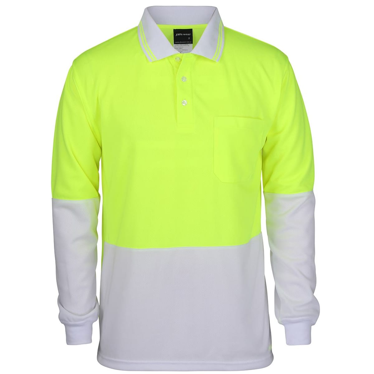 JBs Wear 6HVPL-LIME/WHITE-S