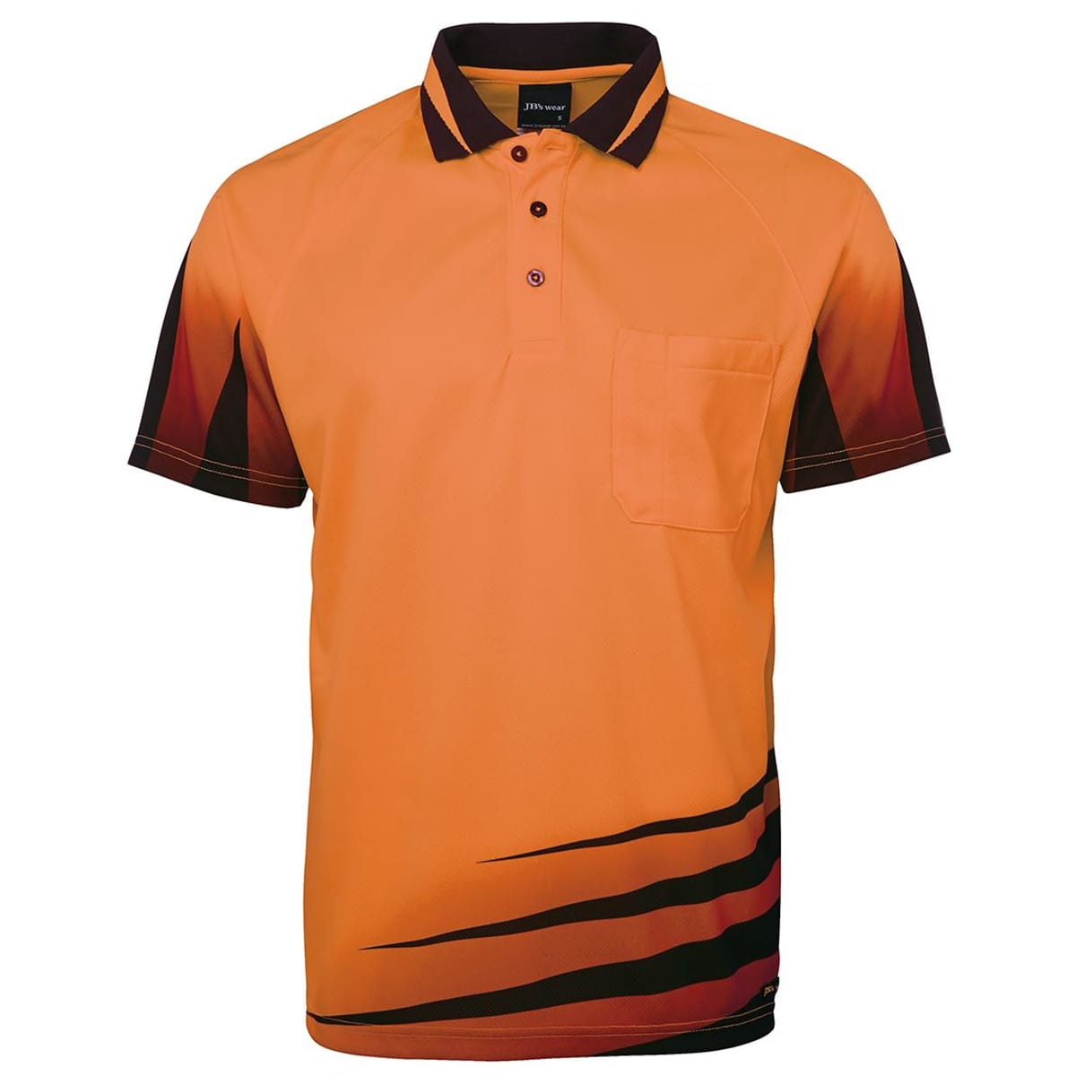 JBs Wear 6HVRS-ORANGE/BLACK-XS