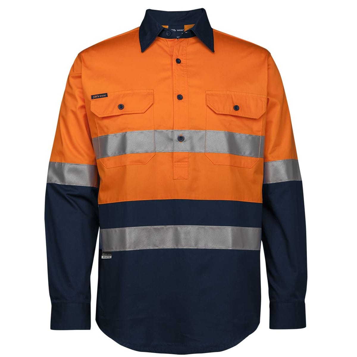 JBs Wear 6HWCS-ORANGE/NAVY-XS