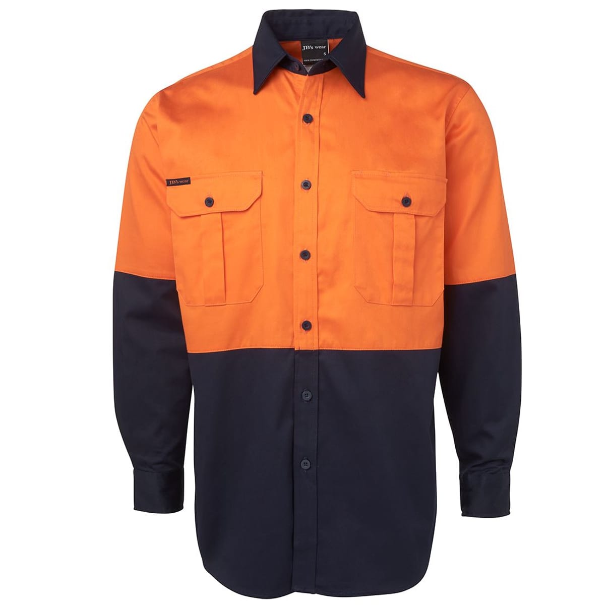 JBs Wear 6HWL-ORANGE/NAVY-2XS