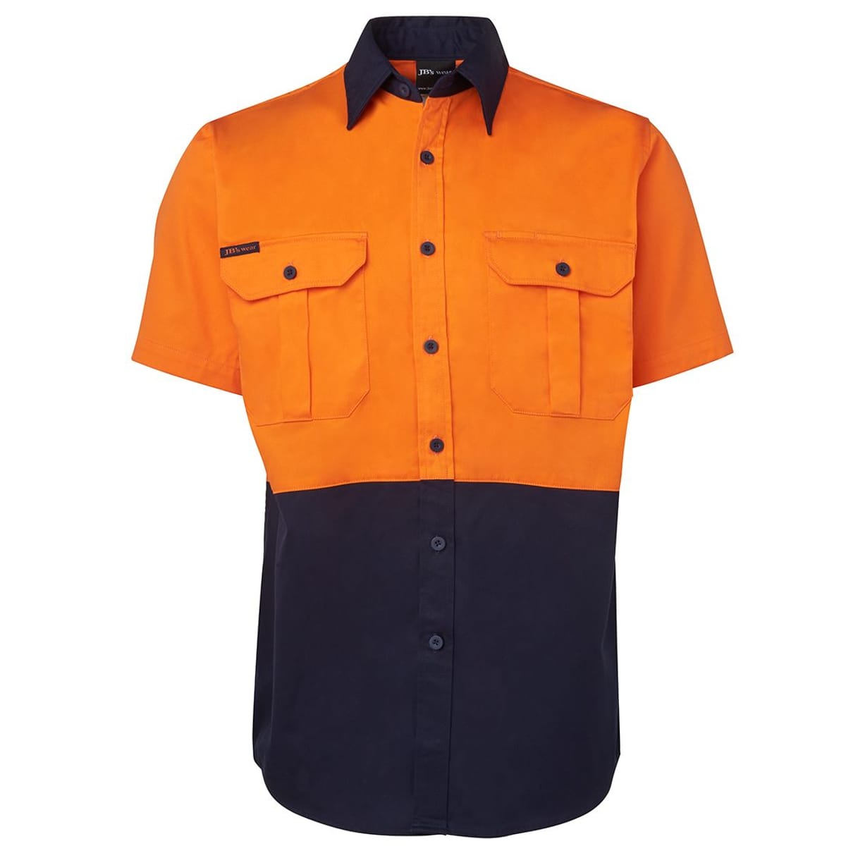 JBs Wear 6HWS-ORANGE/NAVY-2XS