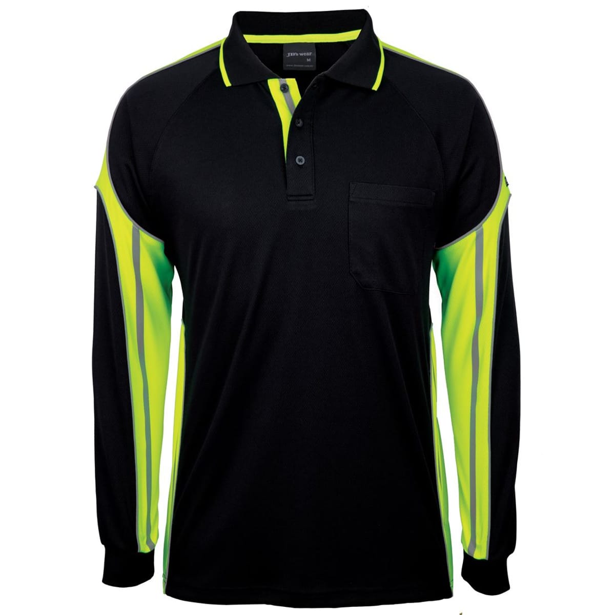 JBs Wear 6SPPL-BLACK/LIME-2XS