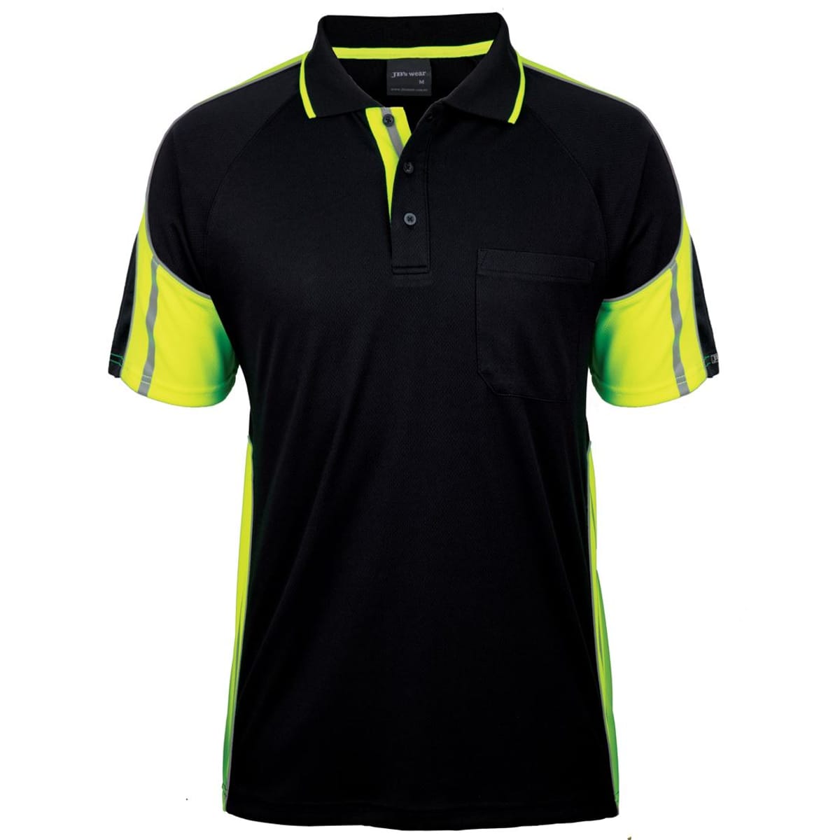 JBs Wear 6SPPS-BLACK/LIME-2XS