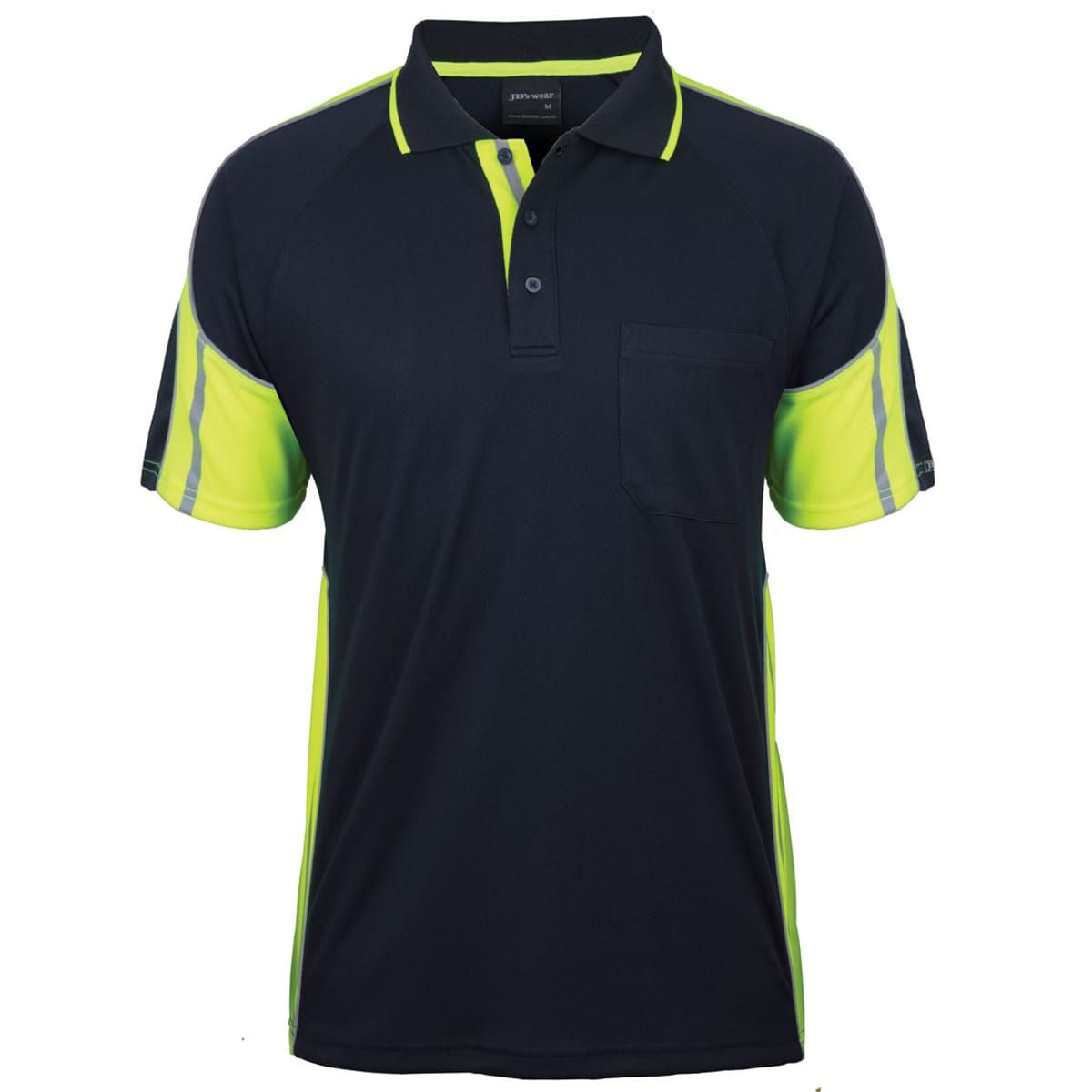 JBs Wear 6SPPS-NAVY/LIME-2XS