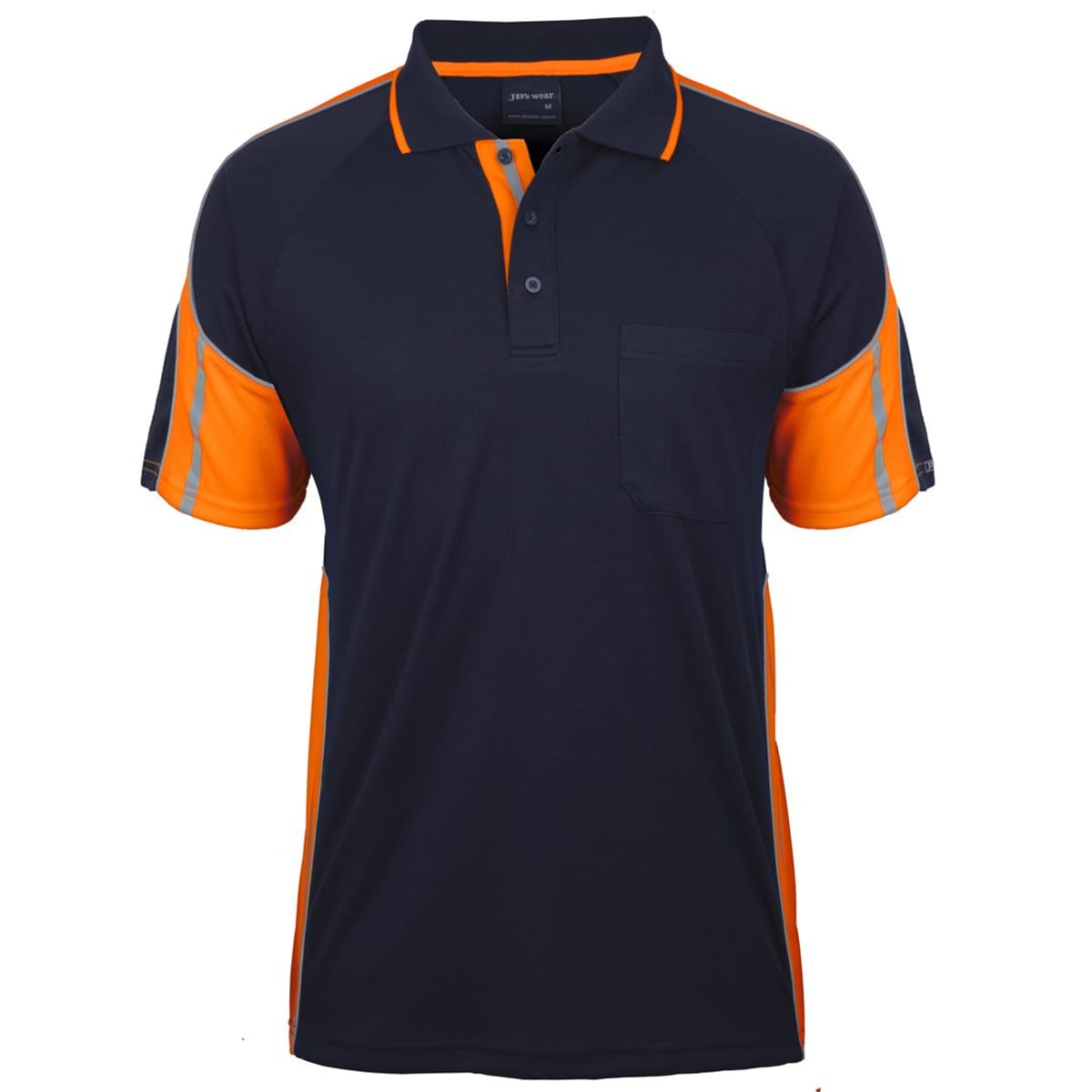 JBs Wear 6SPPS-NAVY/ORANGE-2XS
