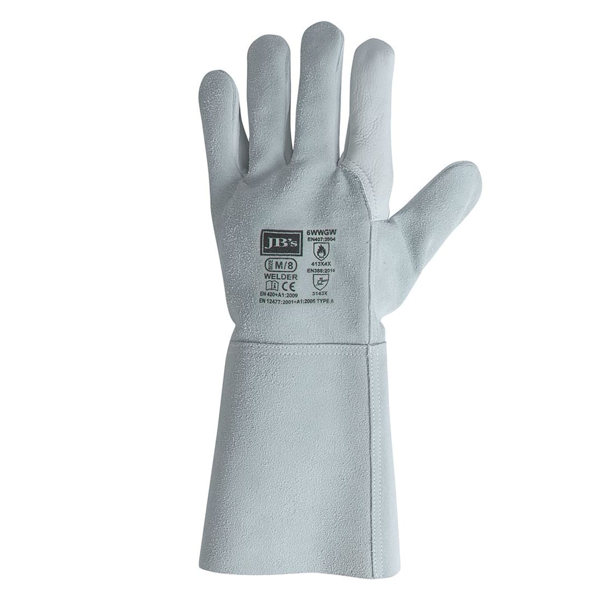 6WWGW-NATURAL-M - JB's WELDER GLOVE (6 PK)