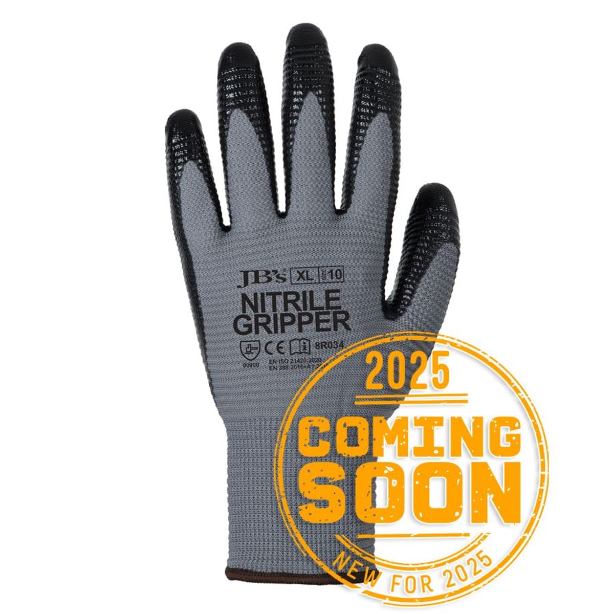 JBs Wear 8R034-GREY/BLACK-S