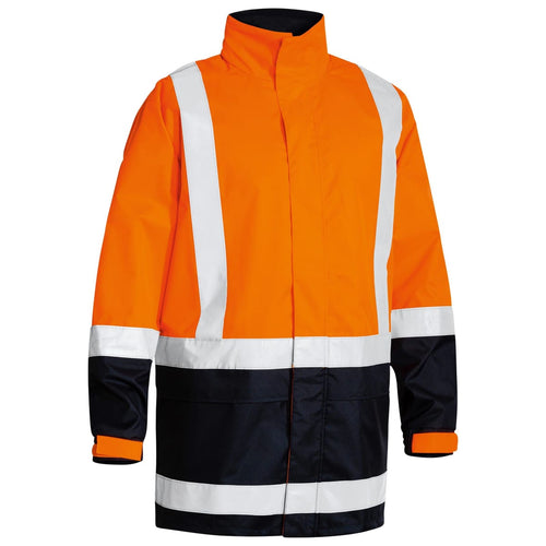 Bisley Workwear BJ6966T-Orange/Navy-XS