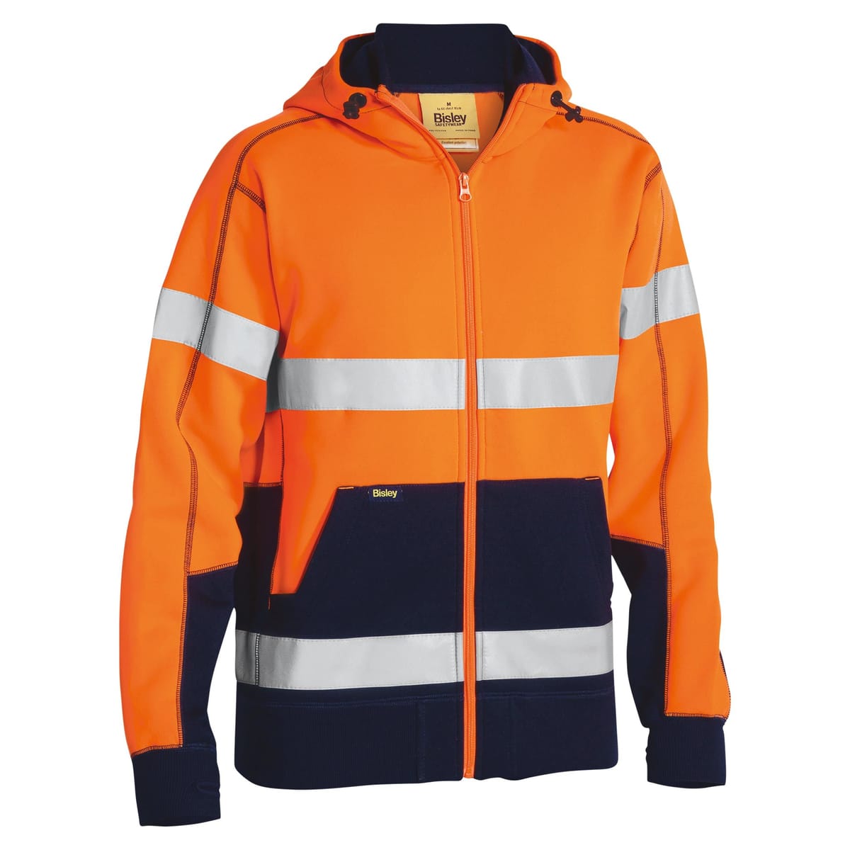 Bisley Workwear BK6819T-Orange/Navy-XS