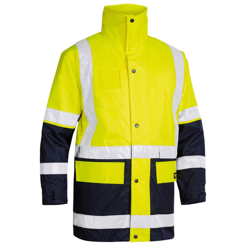Bisley Workwear BJ6059T-Orange/Navy-XS