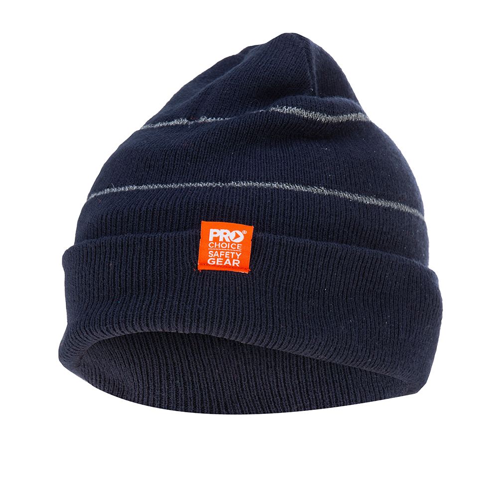 PRO - Beanie With Retro-Reflective Stripes