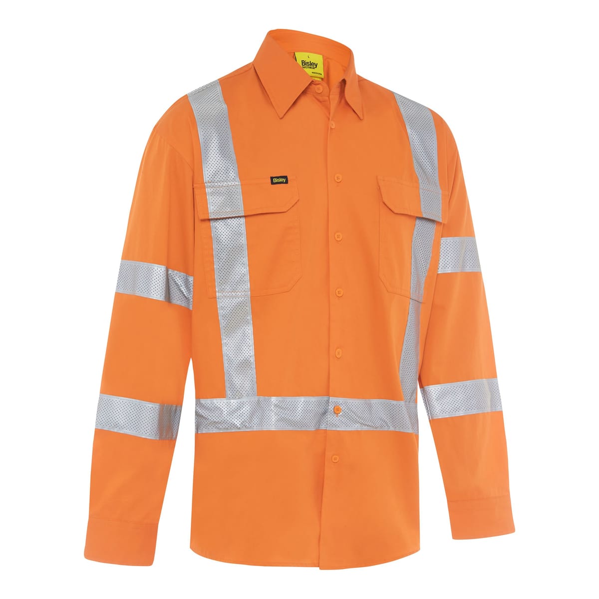 Bisley Workwear BS6166XT-Rail Orange-XS