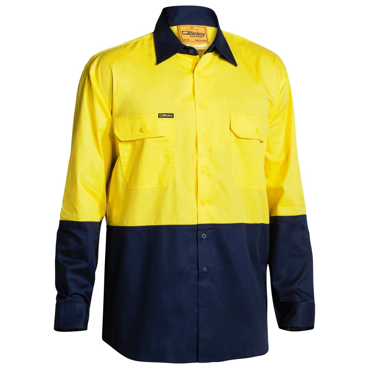 Bisley Workwear BS6895-Yellow/Navy-XS