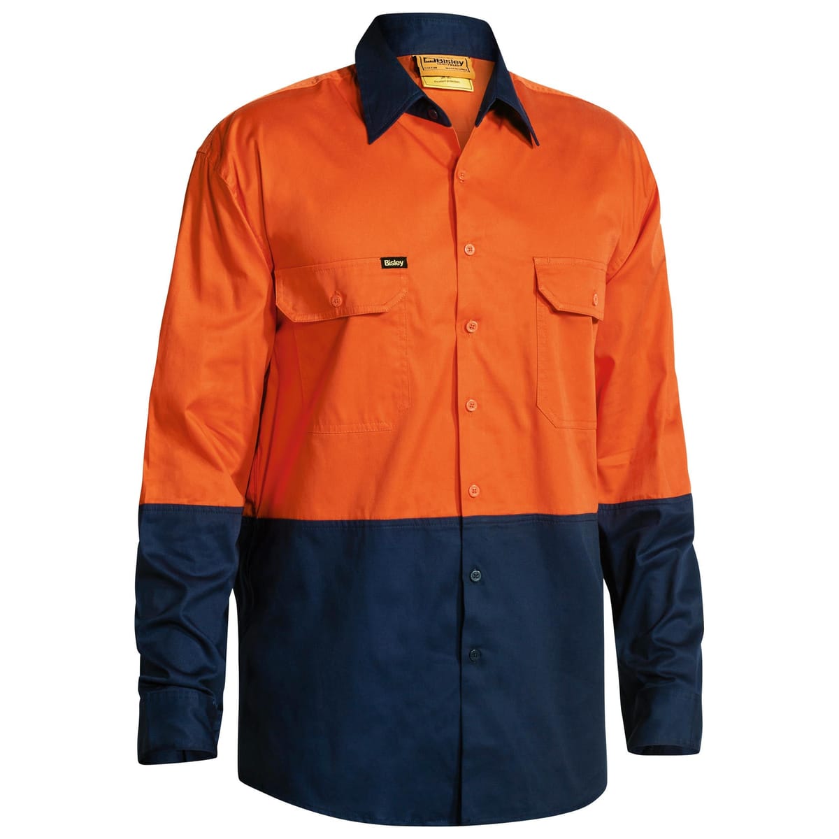 Bisley Workwear BS6895-Orange/Navy-XS