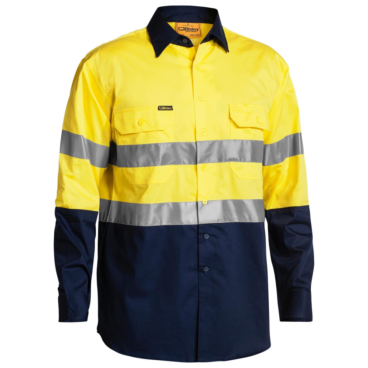 Bisley Workwear BS6896-Yellow/Navy-XS