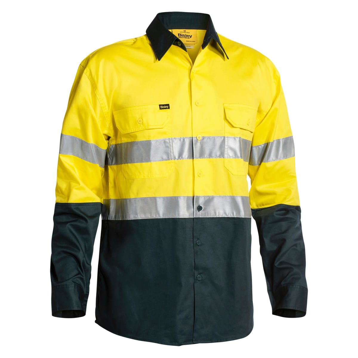 Bisley Workwear BS6896-Yellow/Bottle-XS