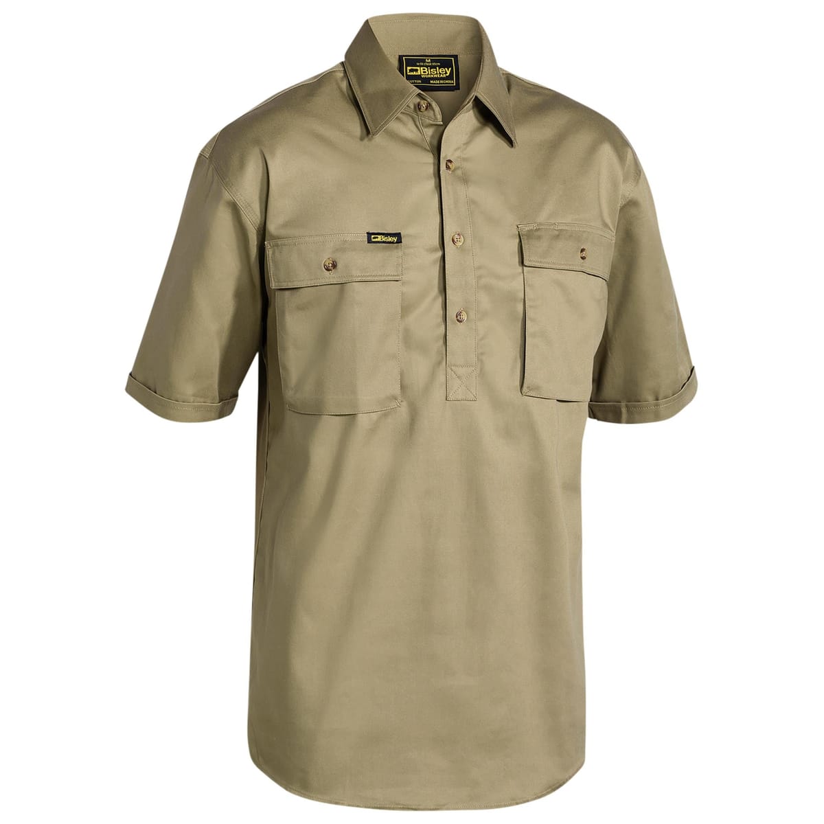 Bisley Workwear BSC1433-Khaki-S