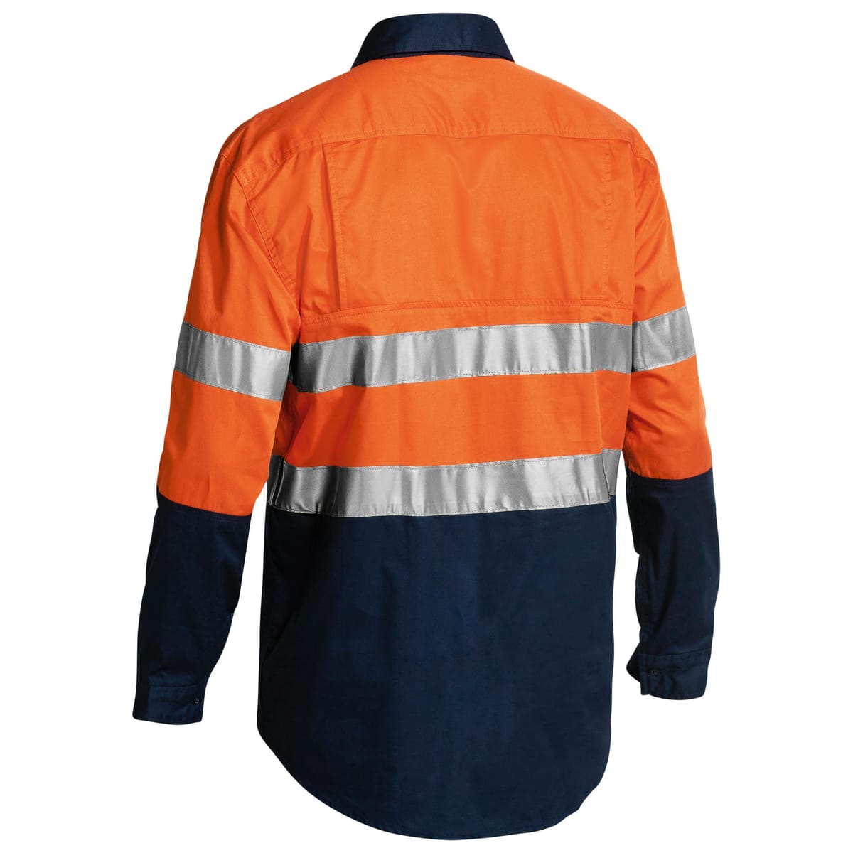Bisley Workwear BSC6896-Orange/Navy-S