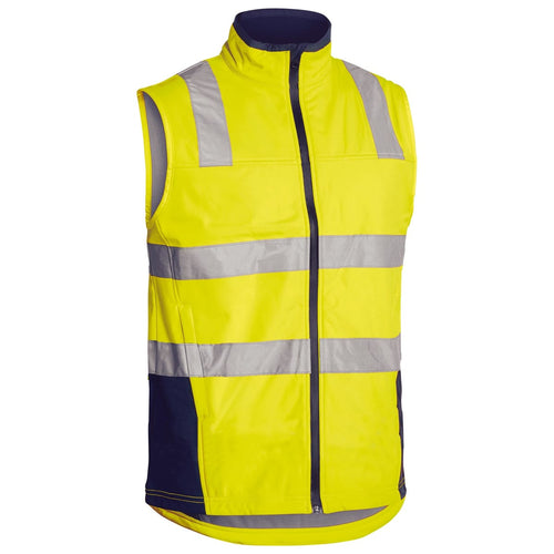 Bisley Workwear BV0348T-Yellow/Navy-XS